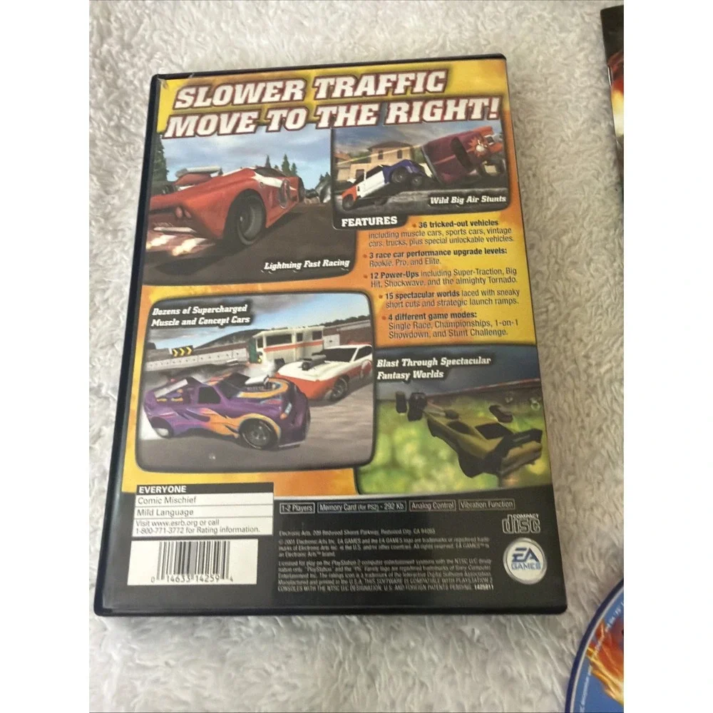 Rumble Racing Sony PlayStation 2 PS2 Complete Manual CIB Rare EA Games